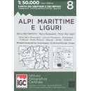 8 Alpi Marittime e Liguri 1:50.000