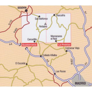 Guadarrama - La Pedriza 1:25.000