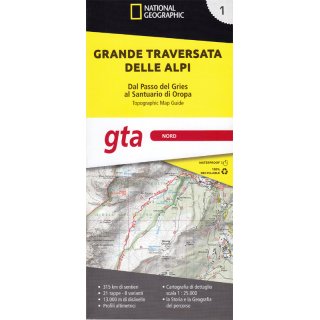gta Grande Traversata Delle Alpi (1) 1:25.000