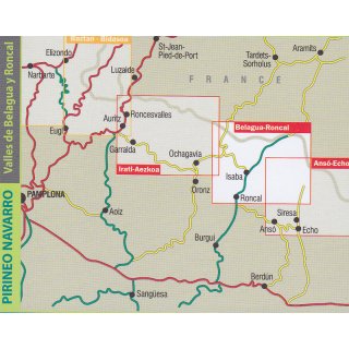 Valles de Belagua y Roncal 1:25.000