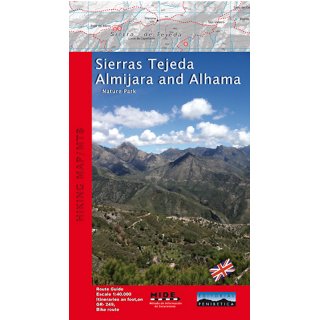Sierras Tejeda, Almijara and Alhama 1:40.000