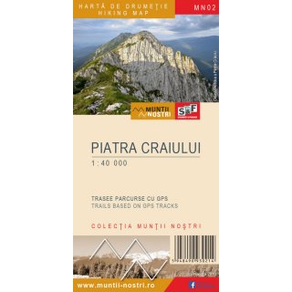Piatra Craiului (Königsteingebirge) 1:40.000