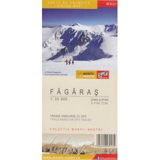 Fagaras (Fogarascher Gebirge) 1:75.000 / 1:35.000