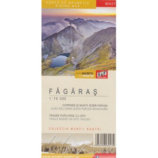 Fagaras (Fogarascher Gebirge) 1:75.000 / 1:35.000
