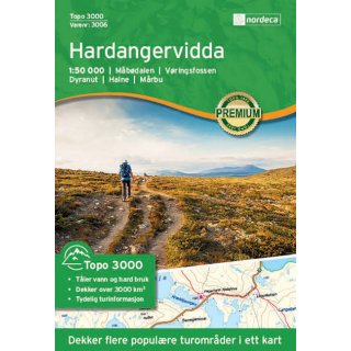 Hardangervidda 1:50.000