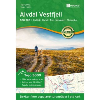 Alvdal Vestfjell 1:50.000