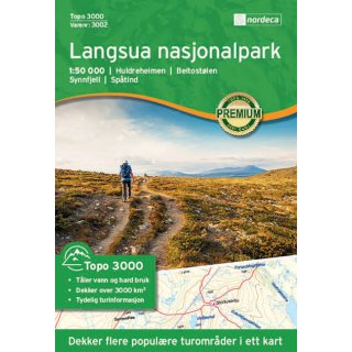 Langsua nasjonalpark 1:50.000