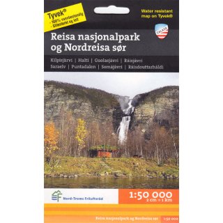 Reisa nasjonalpark og Nordreisa sr 1:50.000