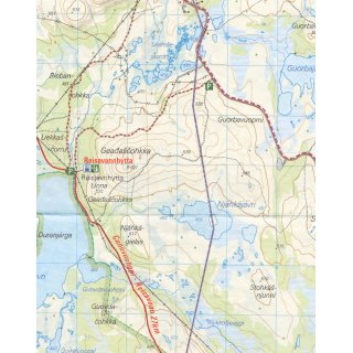 Reisa nasjonalpark og Nordreisa sr 1:50.000