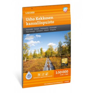 Urho Kekkosen kansallispuisto 1:50.000