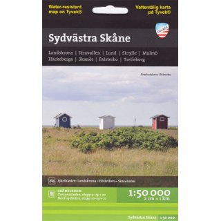 Schonen Südwest (Sydvästra Skåne) 1:50.000