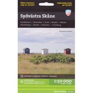 Schonen Sdwest (Sydvstra Skne) 1:50.000