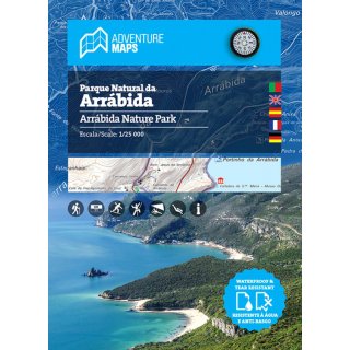 Arrábida Naturpark 1:25.000