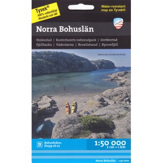 Bohusl&auml;n (Nord) 1:50.000