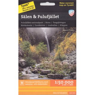 S&auml;len & Fulufj&auml;llet 1:50.000