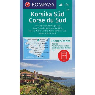 Korsika, Süd 1:50.000