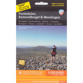 Funsdalen, Ramundberget & Messlingen 1:50.000