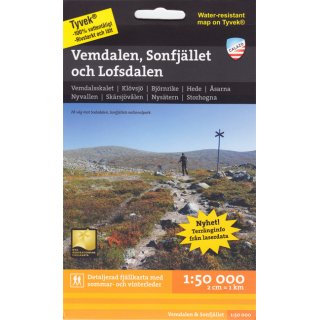 Vemdalen, Sonfjället & Lofsdalen 1:50.000