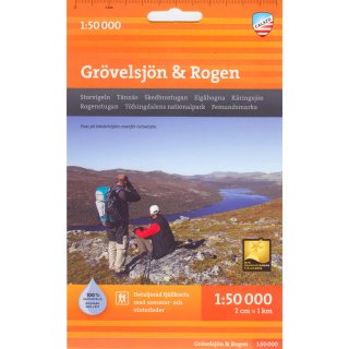 Gr&ouml;velsj&ouml;n & Rogen 1:50.000