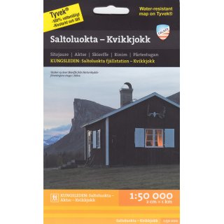 Kungsleden 3: Saltoluokta - Kvikkjokk 1:50.000
