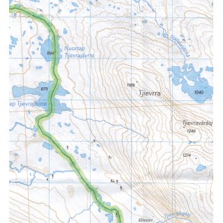 Sarek-Nationalpark 1:50.000