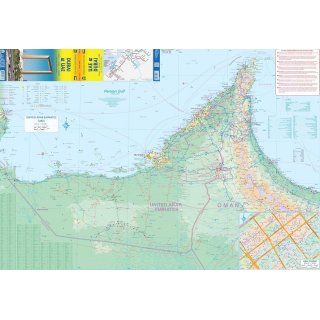 Dubai, UAE & Oman 1:14.000/1:700.000