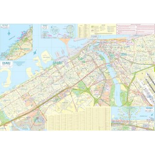 Dubai, UAE & Oman 1:14.000/1:700.000