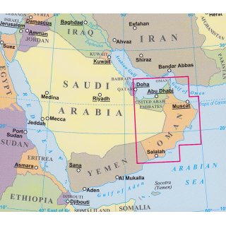 Oman, UAE 1:1.250.000