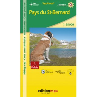 Pays du St-Bernard 1:25.000