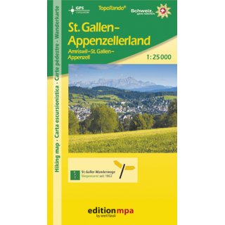 St. Gallen - Appenzellerland 1:25.000