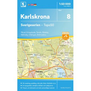 8 Karlskrona 1:50.000