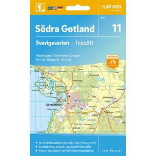 011 Södra Gotland 1:50.000