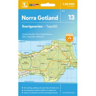 013 Norra Gotland 1:50.000