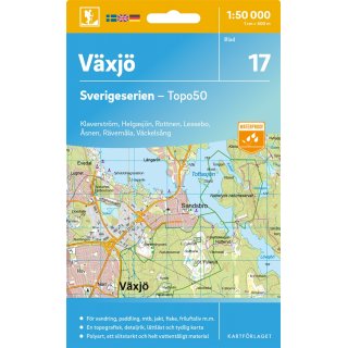 017 V&auml;xj&ouml; 1:50.000