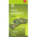Fahrradrouten Lettland 1:500.000