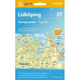 037 Lidk&ouml;ping 1:50.000
