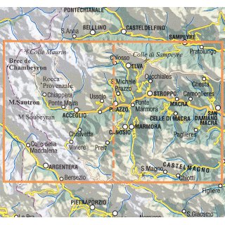 Valle Maira 1:25.000