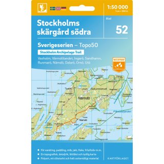 052 Stockholmer Schärengarten, Süd 1:50.000