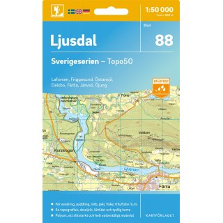 088 Ljusdal 1:50.000
