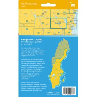 088 Ljusdal 1:50.000
