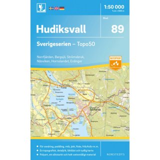89 Hudiksvall 1:50.000