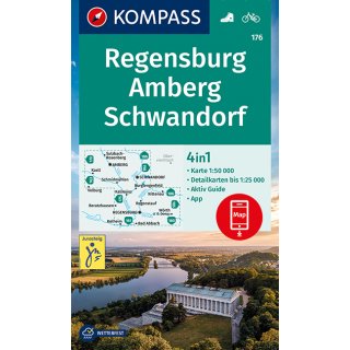 WK  176 Regensburg/Amberg/Schwandorf 1:50.000