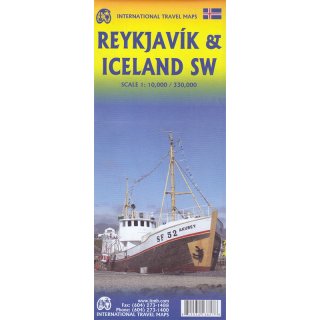Reykjavík & Iceland SW 1:10.000/330.000