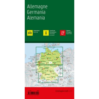 Deutschland Straenkarte 1:500.000