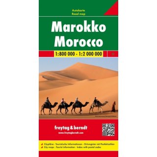 Marokko 1 : 800 000 / 1 : 2 000 000. Autokarte