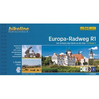 Europa-Radweg R1 - Von Arnheim über Berlin an die Oder. D-Route 3  1:75.000