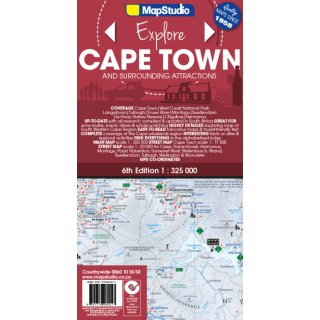 Cape Town & Surrounding Attractions 1:325 000