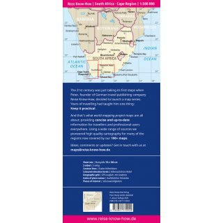 South Africa - Cape Region 1:500 000