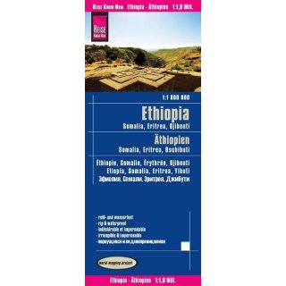 thiopien, Somalia, Eritrea 1:1 800 000