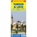 Tunisia & Libya Travel Map 1 : 800 000 / 1: 2,45 Mil.